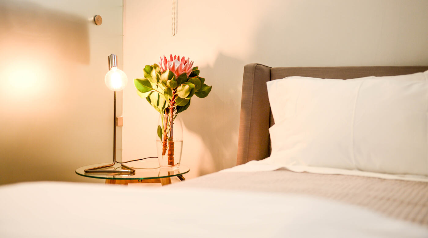 Restful bedroom