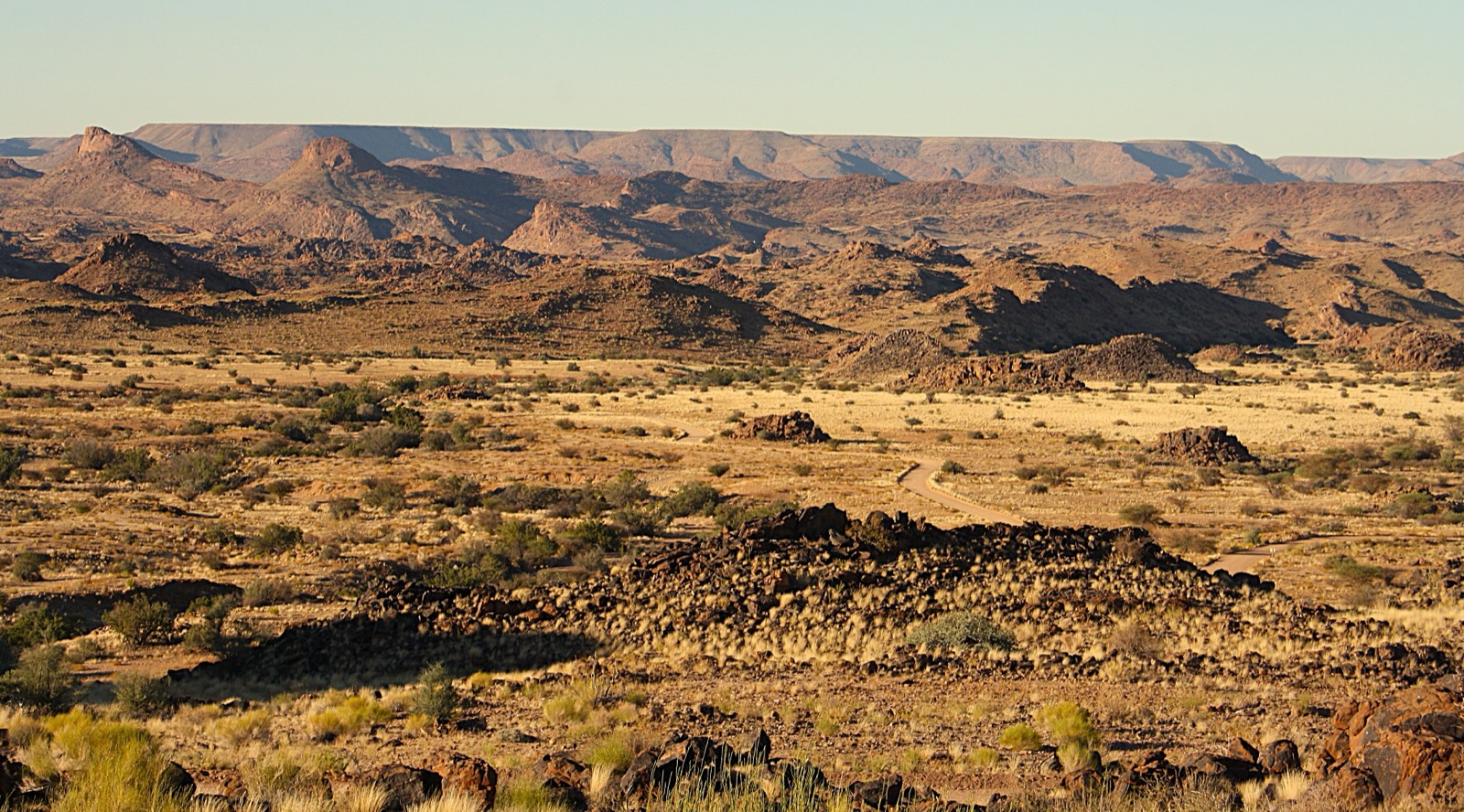 View from Swartrante over the Augrabies landscape