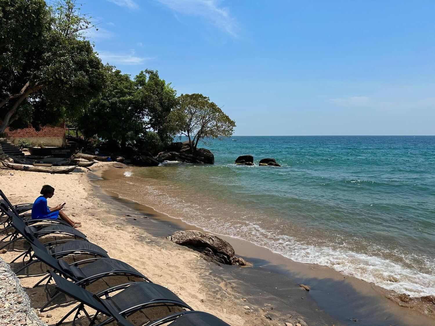 Beach on Lake Malawi at Cape Maclear