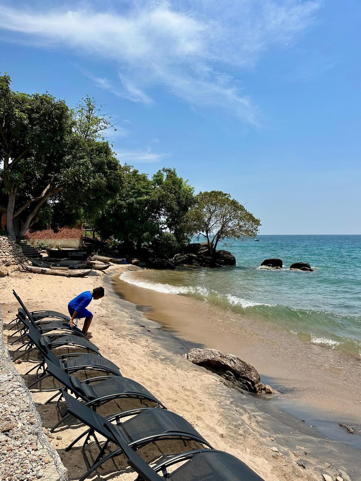 Beach at Cape Maclear on Lake Malawi