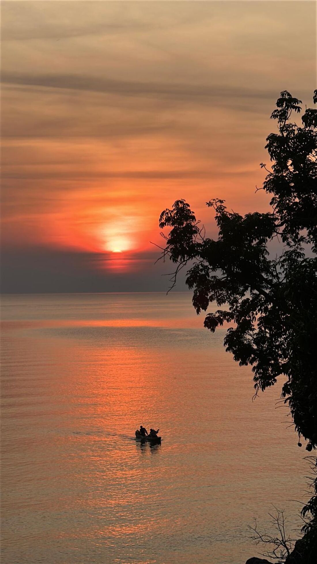 Sunset over Lake Malawi